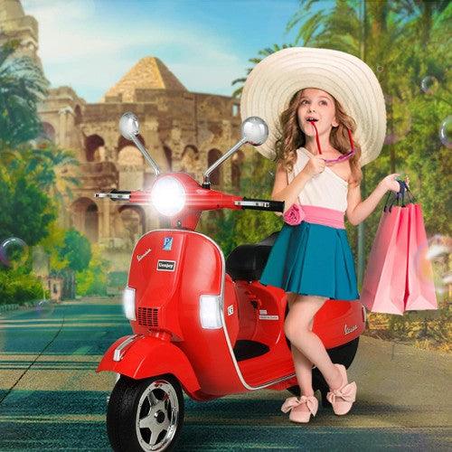 Uenjoy 6V Kids Ride On Electric Motorcycle (Vespa Edition) - Toytexx Uenjoy 6V Kids Ride On Electric Motorcycle (Vespa Edition) - Toytexx